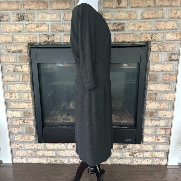 Trina Turk Classic Charcoal Sarafina Ponte Shift Dress Size 10 - Picture 5 of 13